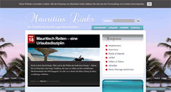 Desktop Screenshot of mauritius-links.de